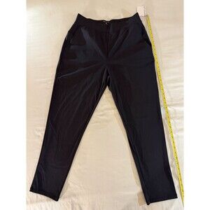 Bandier Center Stage Straight Leg Pant M Black High Rise Stretch NWT $140